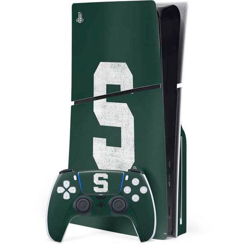 Michigan State University Spartans Away Grey S PlayStation PS5 Skins